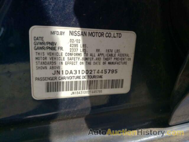 NISSAN MAXIMA GLE, JN1DA31D02T445795