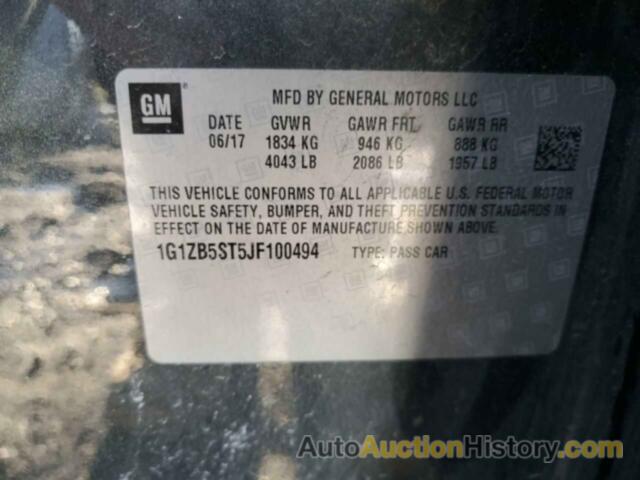 CHEVROLET MALIBU LS, 1G1ZB5ST5JF100494