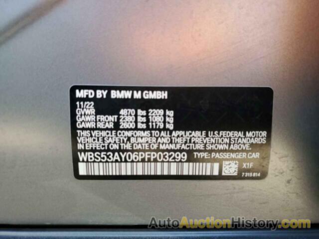 BMW M3, WBS53AY06PFP03299