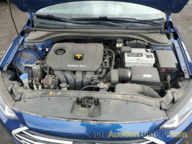 HYUNDAI ELANTRA SEL, 5NPD84LF0JH297308