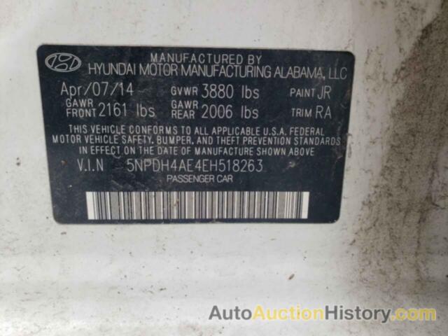 HYUNDAI ELANTRA SE, 5NPDH4AE4EH518263