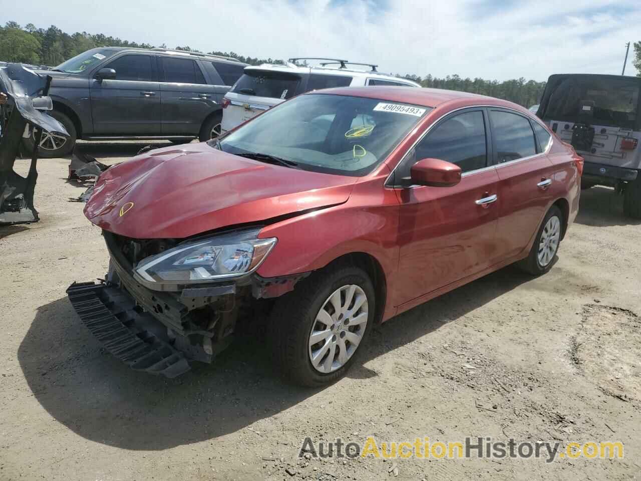 2016 NISSAN SENTRA S, 3N1AB7AP9GL659732