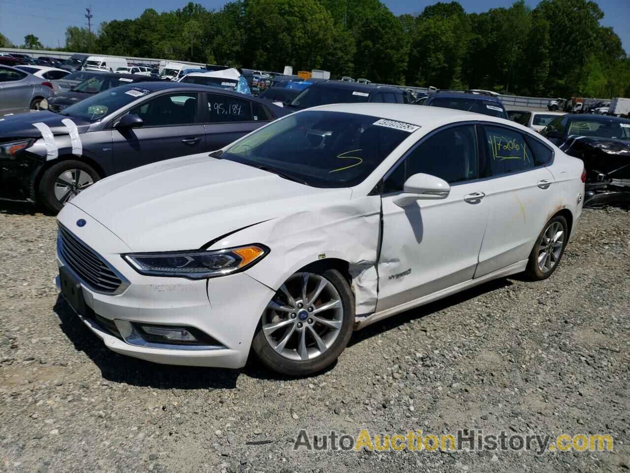 2017 FORD FUSION SE HYBRID, 3FA6P0LU3HR410040