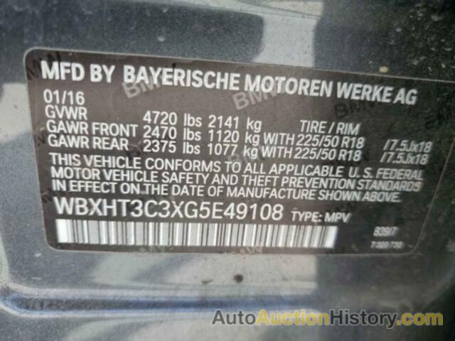 BMW X1 XDRIVE28I, WBXHT3C3XG5E49108