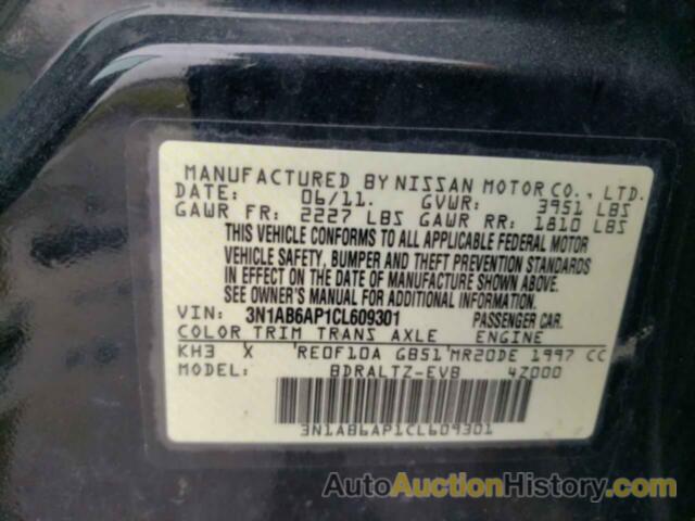 NISSAN SENTRA 2.0, 3N1AB6AP1CL609301