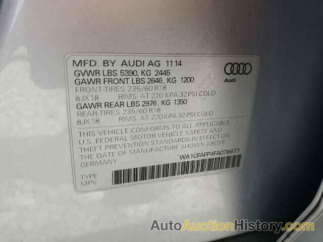 AUDI Q5 PREMIUM, WA1CFAFP4FA076677