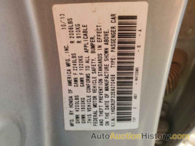 HONDA ACCORD LX, 1HGCR2F32EA070456