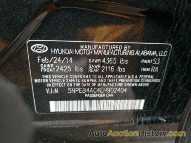 HYUNDAI SONATA GLS, 5NPEB4AC4EH902404