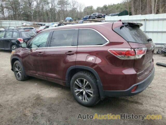 TOYOTA HIGHLANDER XLE, 5TDJKRFH1GS352317