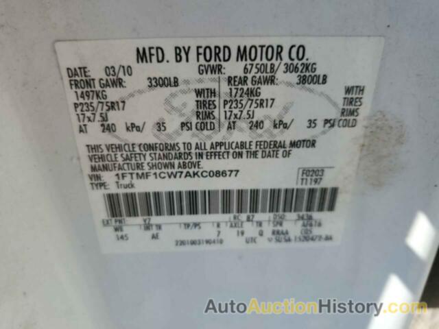 FORD All Models, 1FTMF1CW7AKC08677