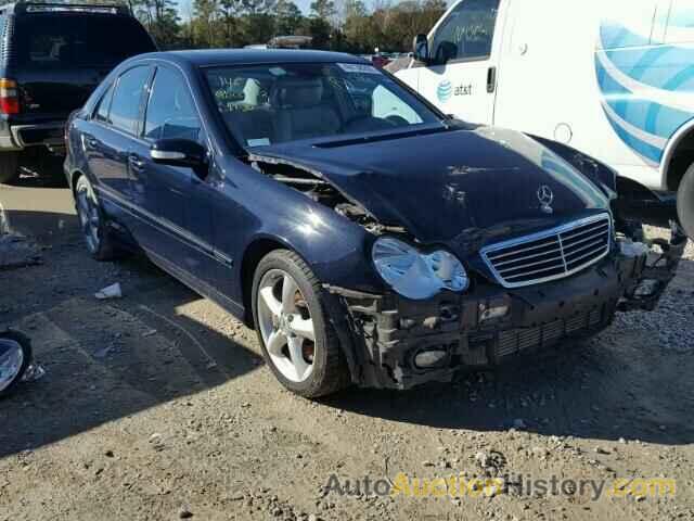 2005 MERCEDES-BENZ C 230K SPORT SEDAN, WDBRF40J25A799897