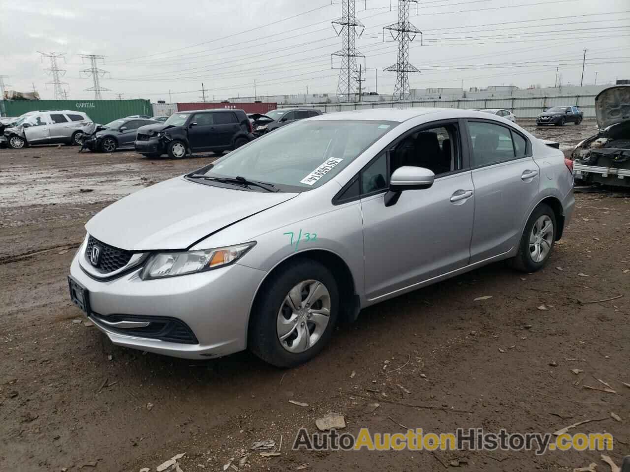 HONDA CIVIC LX, 19XFB2F57FE080724