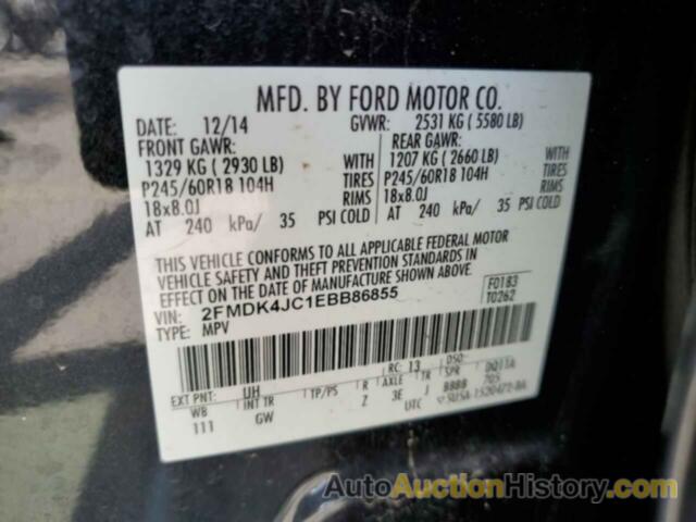 FORD EDGE SEL, 2FMDK4JC1EBB86855