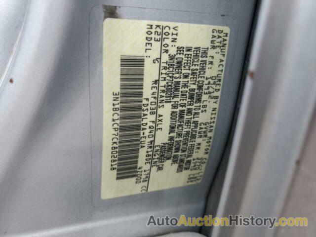 NISSAN VERSA S, 3N1BC1CP7CK802818