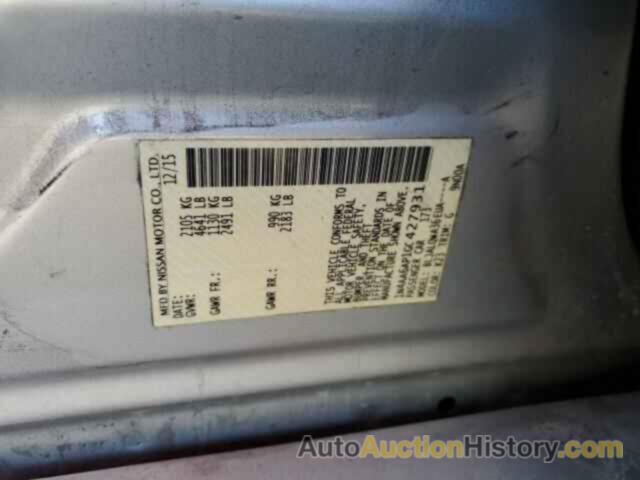 NISSAN MAXIMA 3.5S, 1N4AA6AP1GC427931