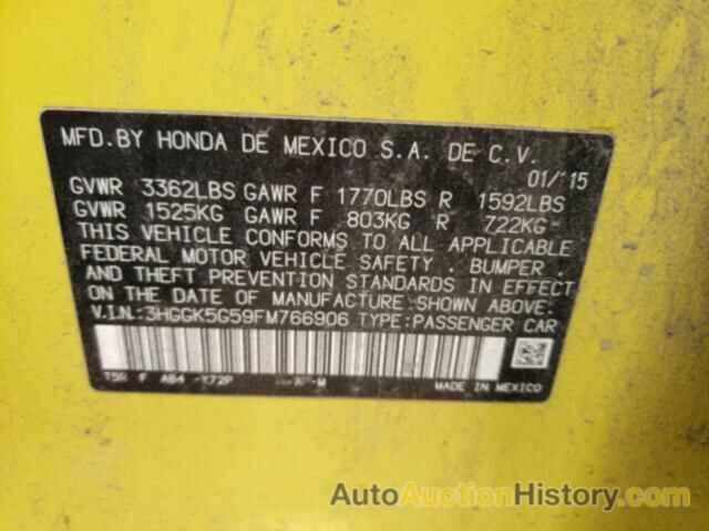 HONDA FIT LX, 3HGGK5G59FM766906