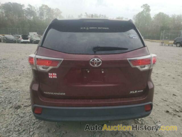 TOYOTA HIGHLANDER XLE, 5TDJKRFH0FS213617