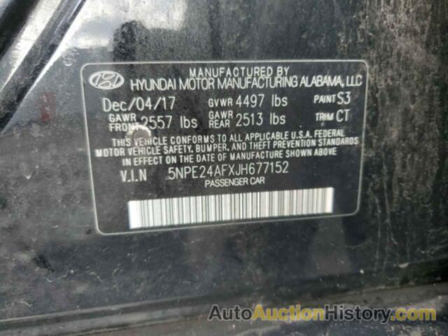 HYUNDAI SONATA SE, 5NPE24AFXJH677152