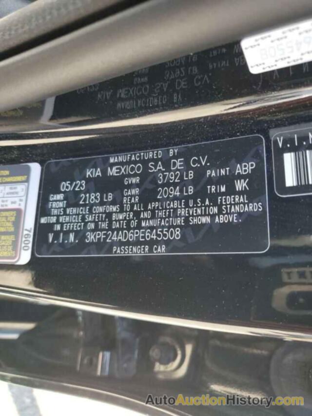 KIA FORTE LX, 3KPF24AD6PE645508