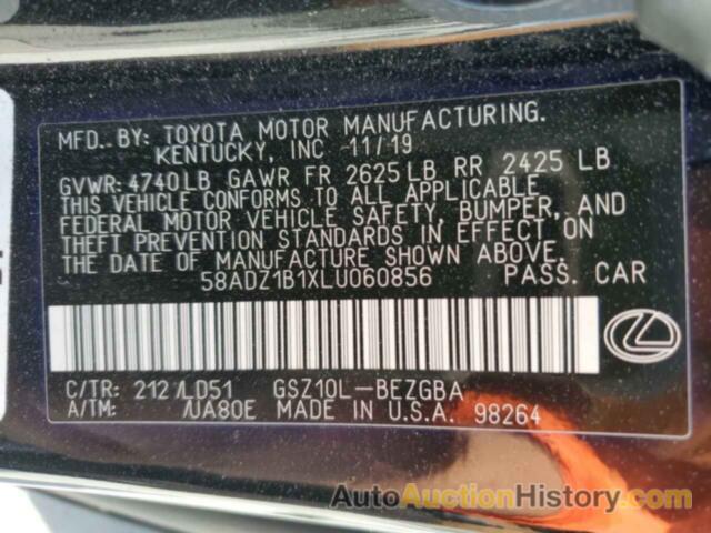 LEXUS ES350 350, 58ADZ1B1XLU060856