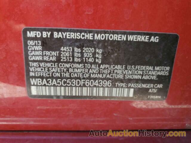 BMW 3 SERIES I, WBA3A5C53DF604396