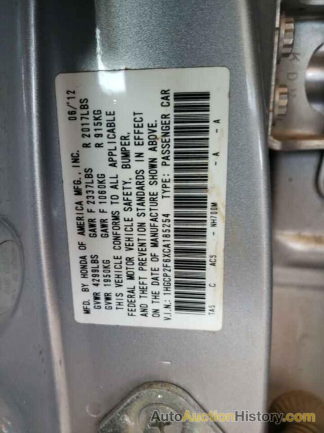 HONDA ACCORD SE, 1HGCP2F6XCA185254