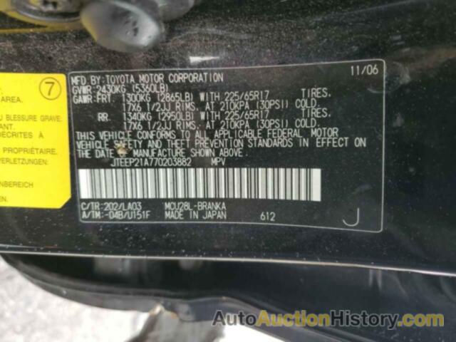 TOYOTA HIGHLANDER SPORT, JTEEP21A770203882