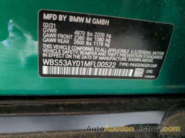 BMW M3, WBS53AY01MFL00522