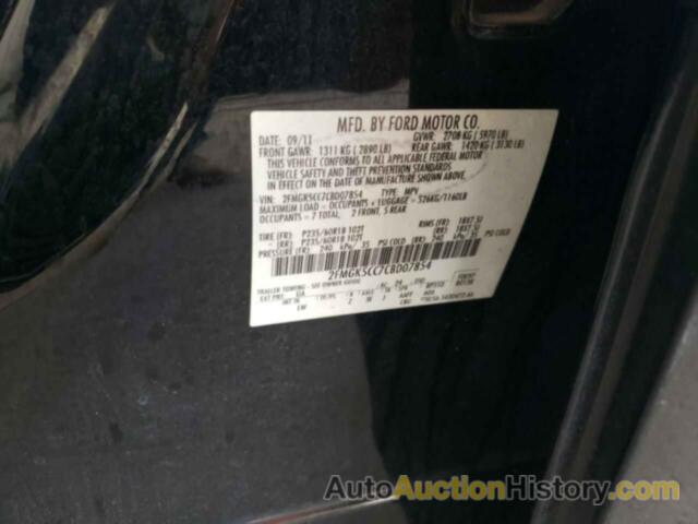 FORD FLEX SEL, 2FMGK5CC7CBD07854