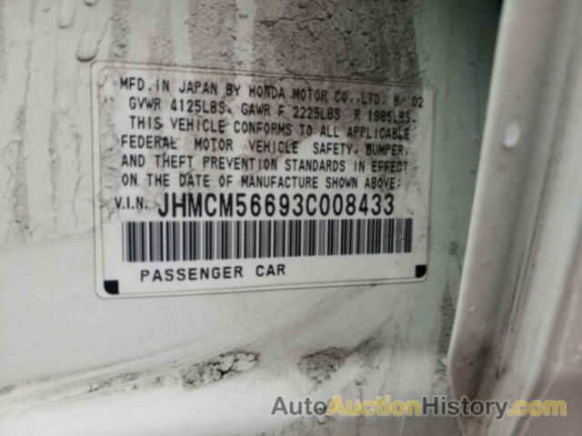 HONDA ACCORD EX, JHMCM56693C008433