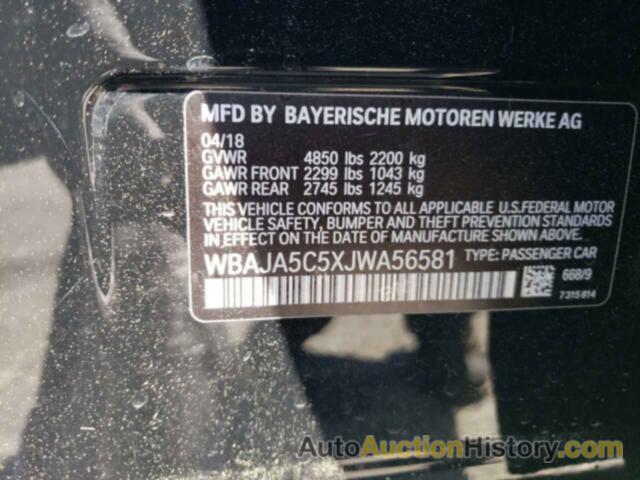 BMW 5 SERIES I, WBAJA5C5XJWA56581