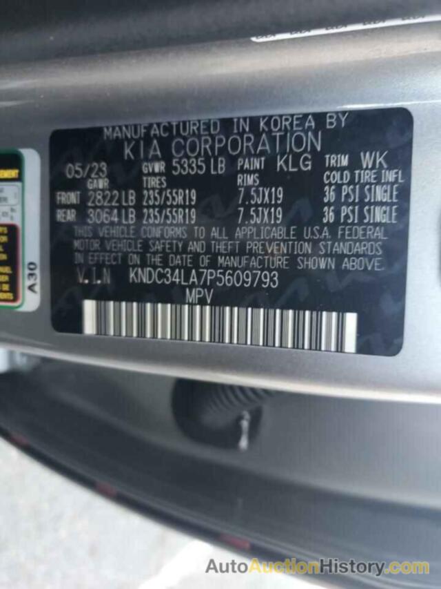 KIA EV6 LIGHT LIGHT, KNDC34LA7P5609793