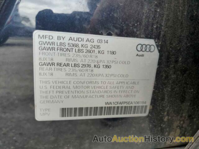 AUDI Q5 PREMIUM, WA1CFAFP5EA106154