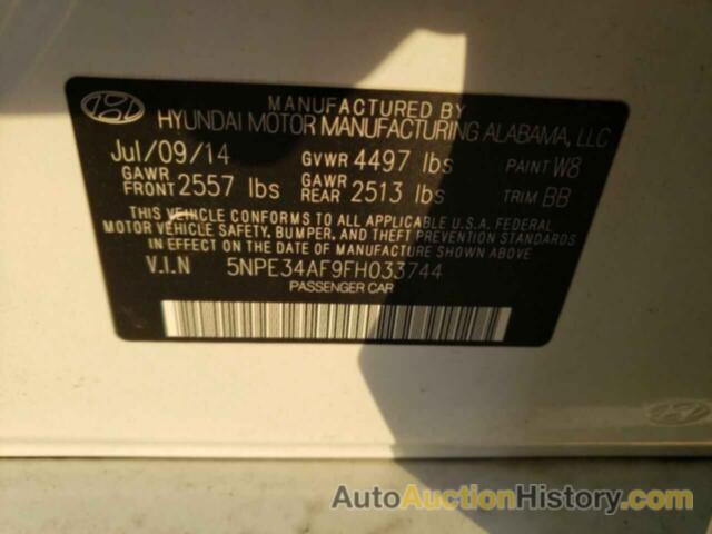 HYUNDAI SONATA SPORT, 5NPE34AF9FH033744