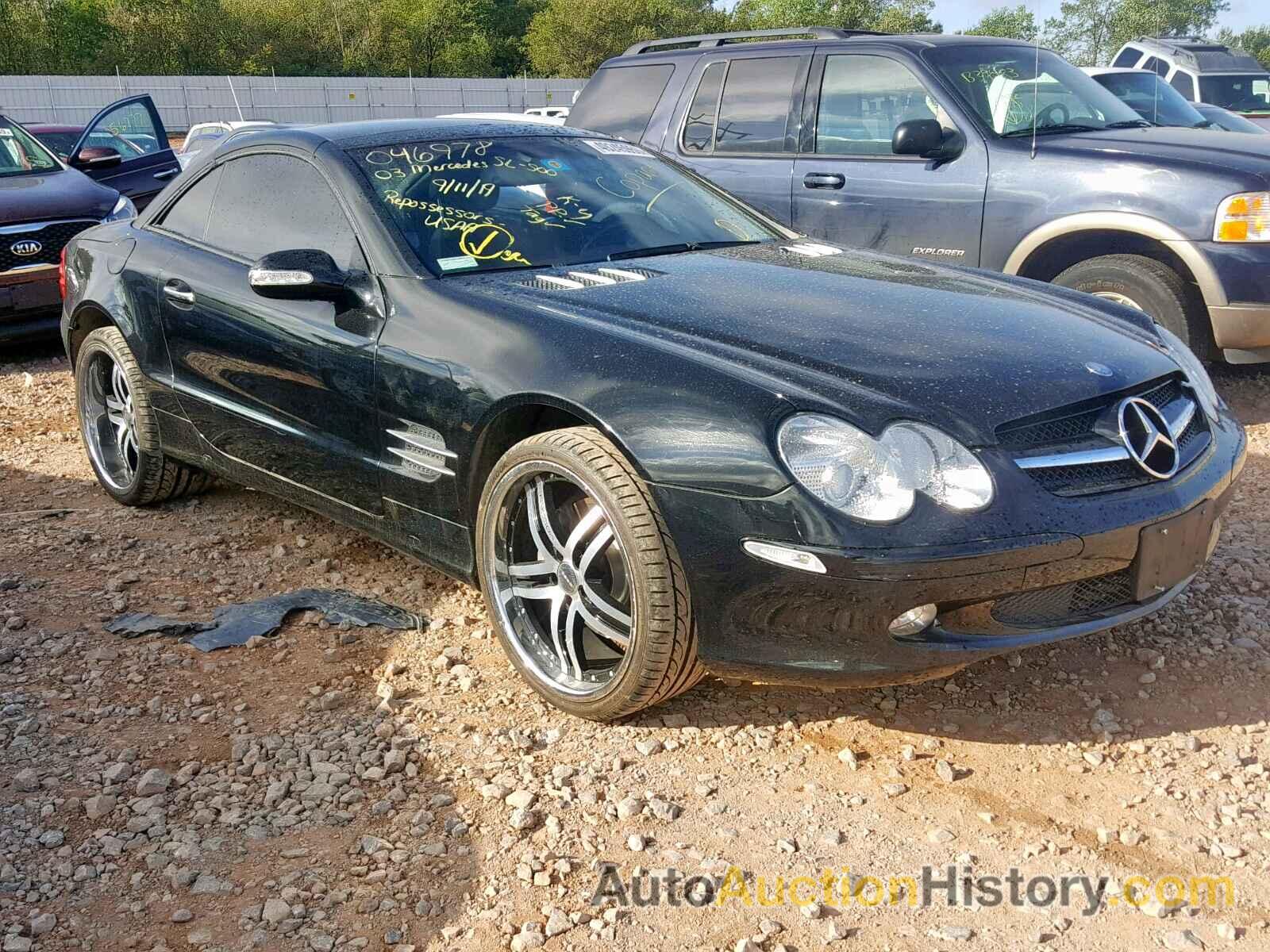 2003 MERCEDES-BENZ SL 500R 500R, WDBSK75F33F046978