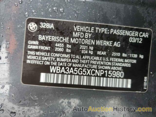 BMW 3 SERIES I, WBA3A5G5XCNP15980