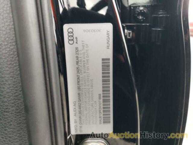 AUDI S3 PREMIUM PLUS, WAUB1GFF2H1011868