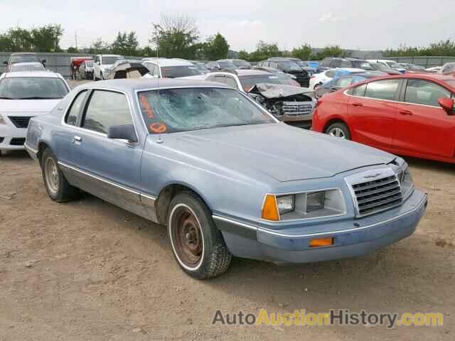 1986 FORD TBIRD, 1FABP46F2GH245259