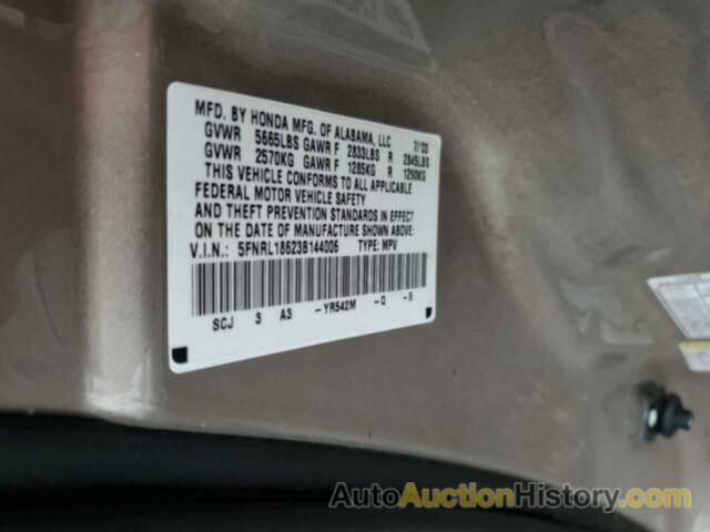 HONDA All Models EX, 5FNRL18623B144006