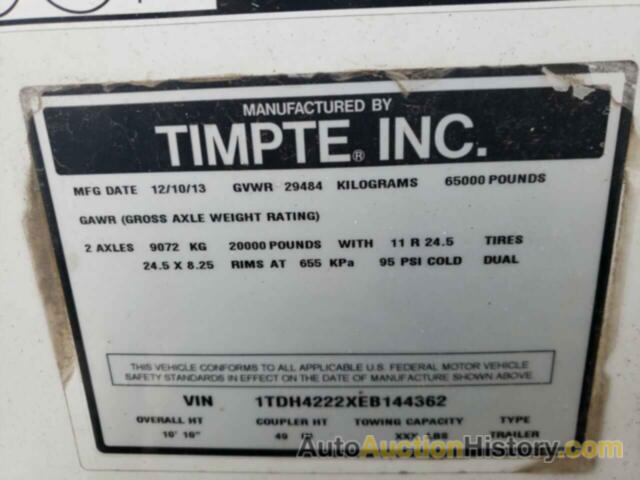 TIMP HOPPER TRL, 1TDH4222XEB144362