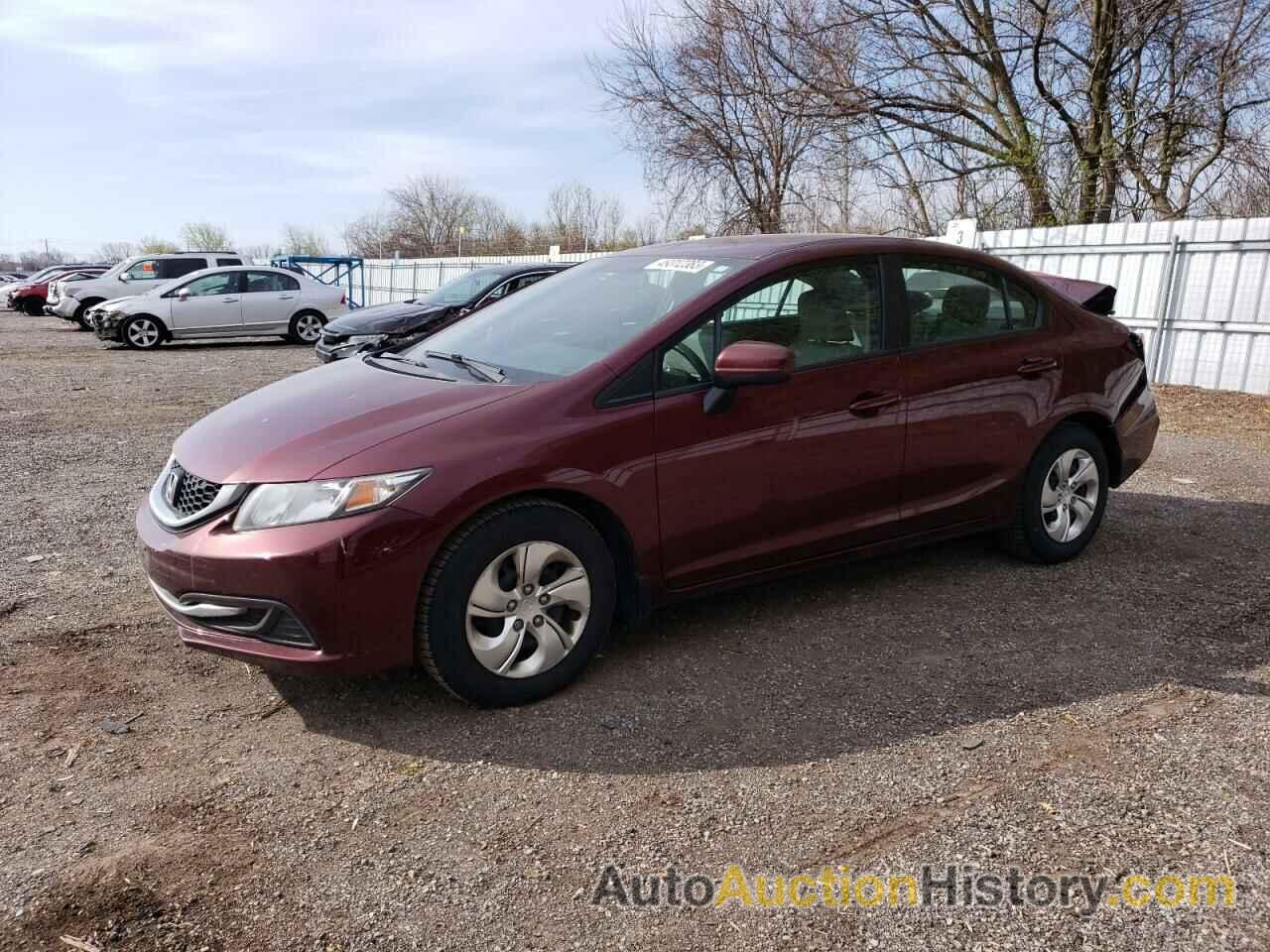 2014 HONDA CIVIC LX, 2HGFB2F40EH016844