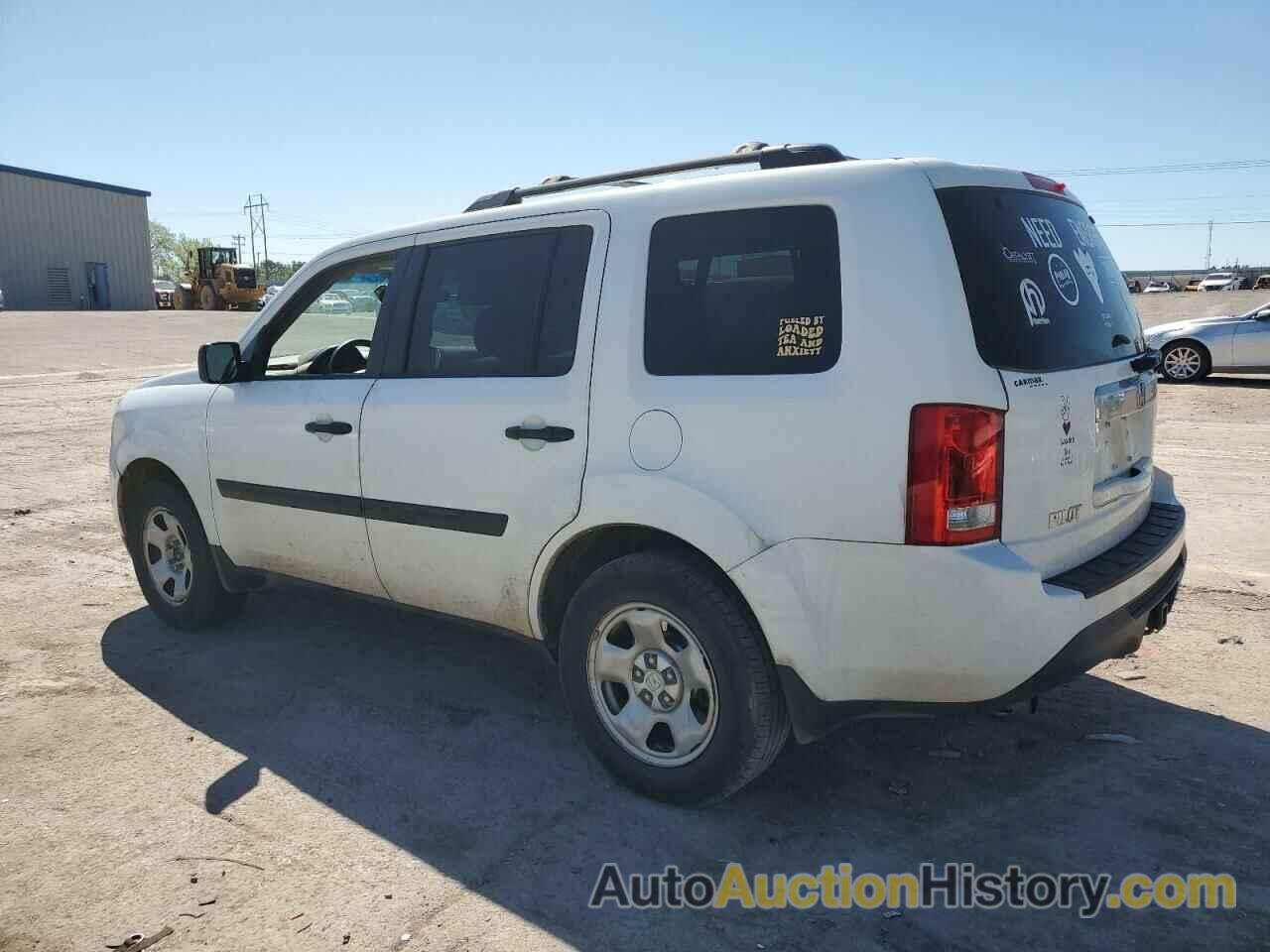 HONDA PILOT LX, 5FNYF3H21CB042501