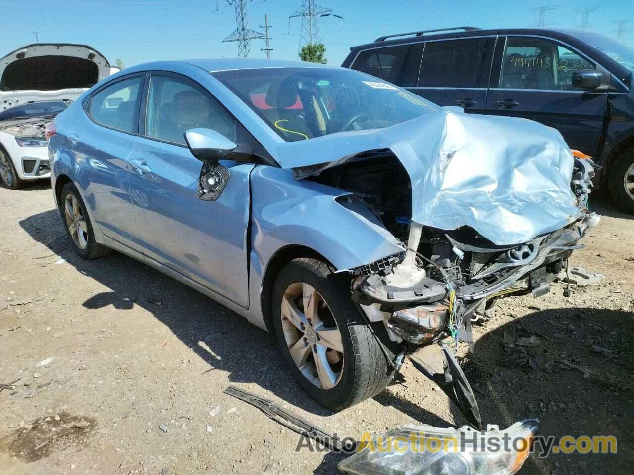 2011 HYUNDAI ELANTRA GLS, KMHDH4AE0BU124160