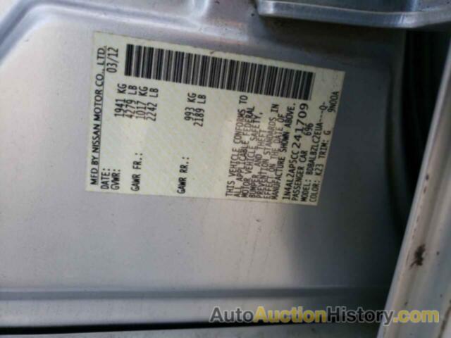 NISSAN ALTIMA BASE, 1N4AL2AP5CC241709