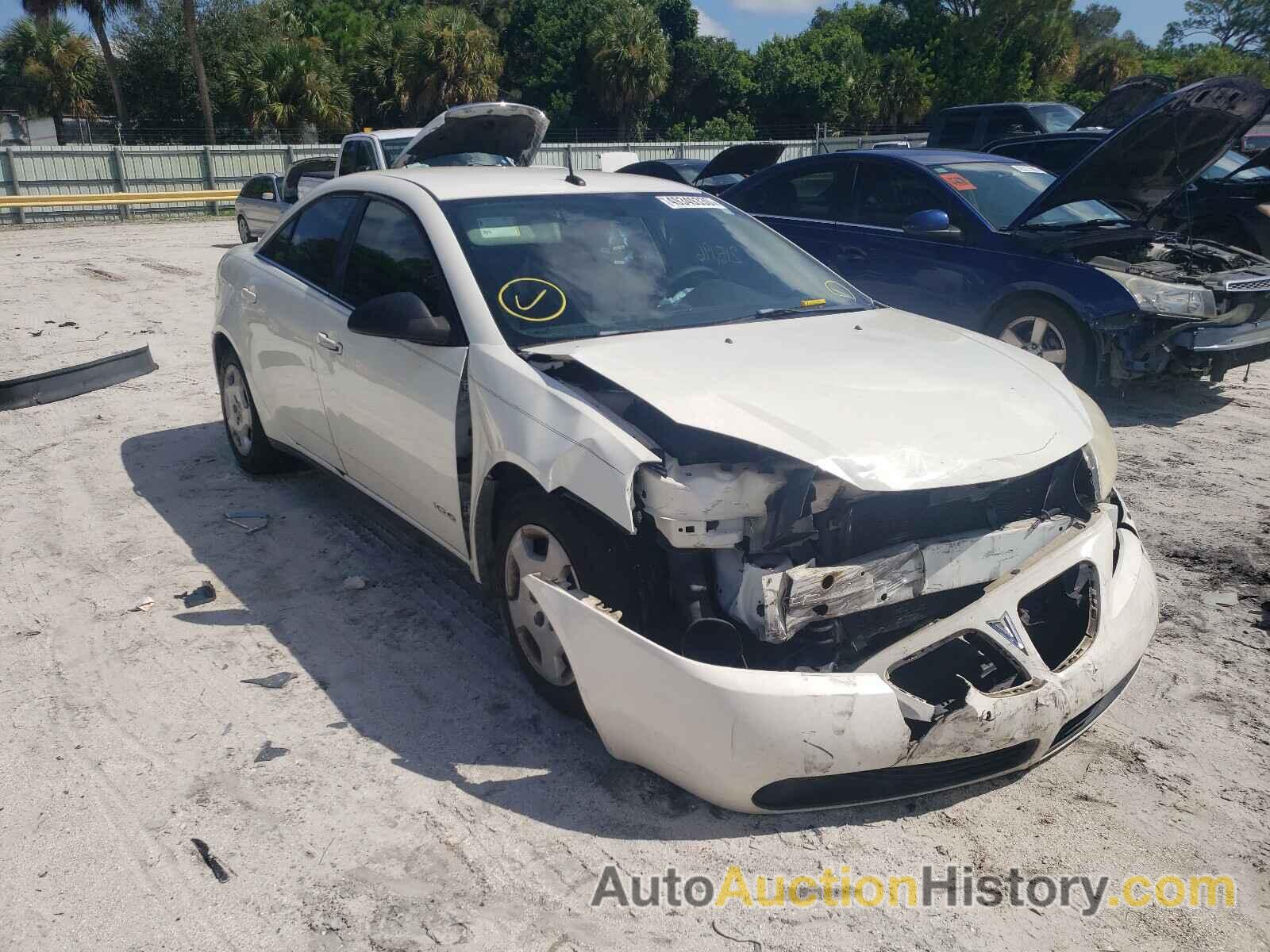 2008 PONTIAC G6 VALUE L VALUE LEADER, 1G2ZF57B684248613