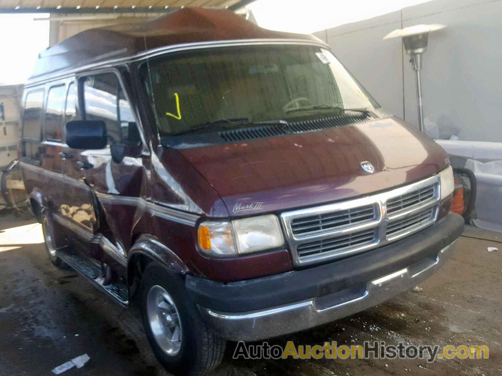 1997 DODGE RAM VAN B2 B2500, 2B6HB21X7VK588784