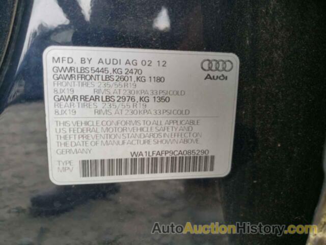 AUDI Q5 PREMIUM PLUS, WA1LFAFP9CA085290