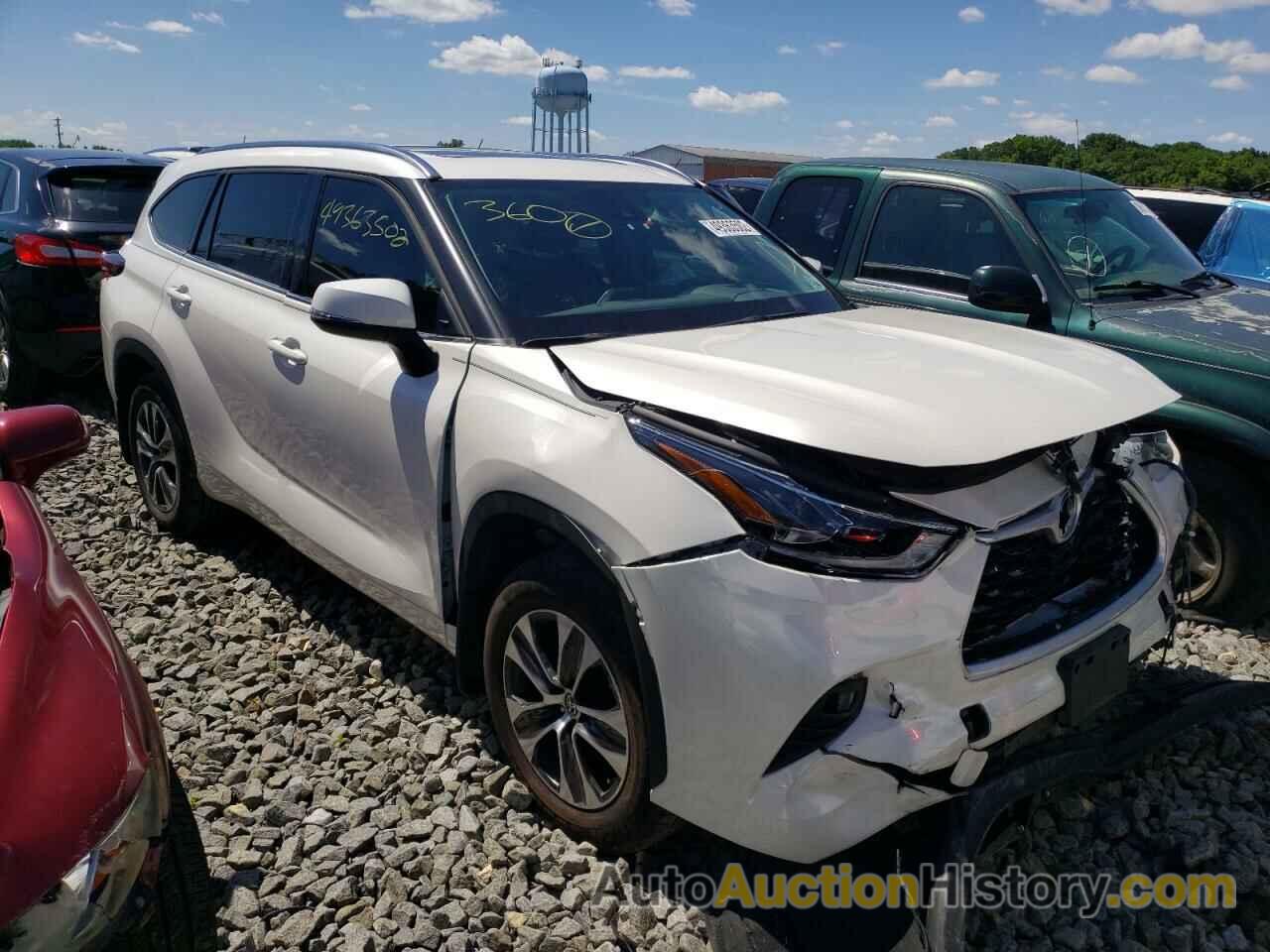 2021 TOYOTA HIGHLANDER XLE, 5TDGZRBH5MS536229