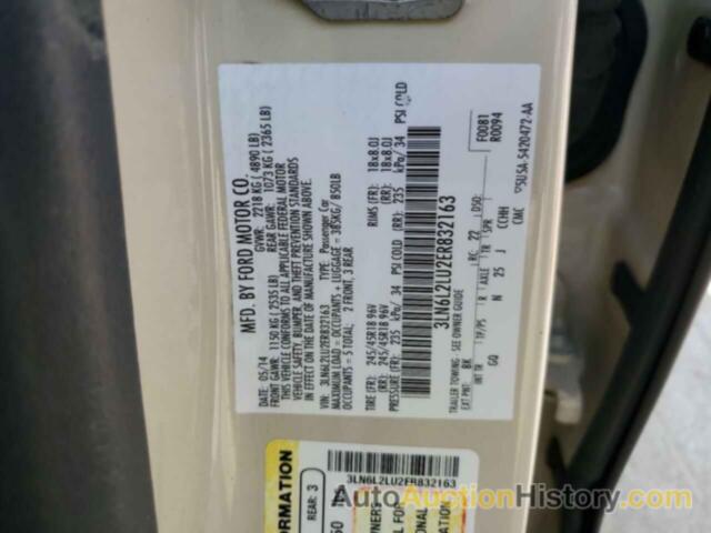 LINCOLN MKZ HYBRID, 3LN6L2LU2ER832163