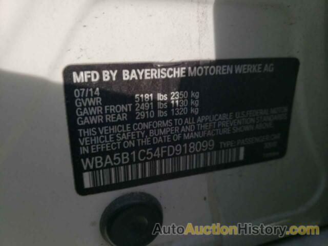 BMW 5 SERIES I, WBA5B1C54FD918099